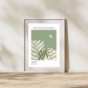 All is accomplished John 19:30 Table A3 A4 A5 poster poster Christian frame