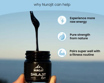 Reines Shilajit-Harz - Authentisches Mineralergänzung für natürliches Wohlbefinden und ganzheitliches Leben