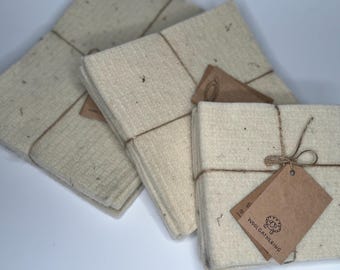 Tapete de fieltrado con aguja de lana británica 100 % / Almohadilla de fieltrado ecológica / Superficie de fieltrado de fibra natural para artesanos / Tapete de lana grueso y duradero