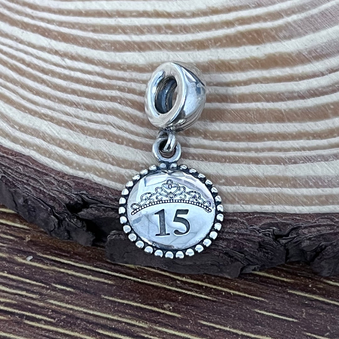 Pandora Sweet 15 Quinceanera Crown Bracelet Dangle Charm Etsy