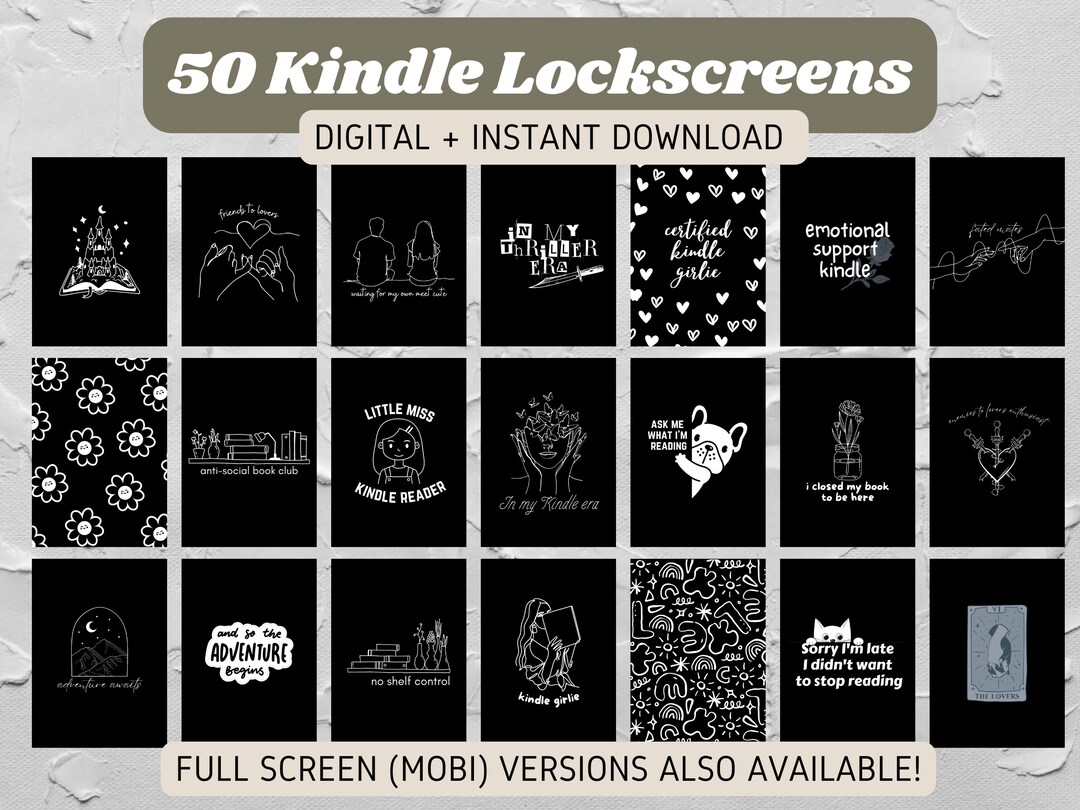 50 Kindle Lockscreen Paperwhite Lock Screen Screensaver Wallpaper
