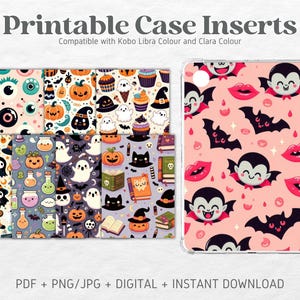 Kobo Libra Colour Kobo Clara Colour Printable Cardstock Clear Case