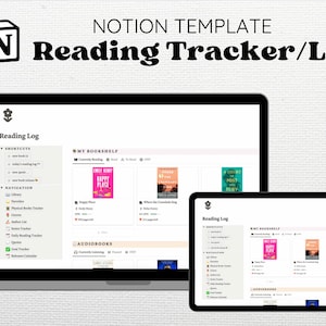 Notion Reading Tracker Log Book Journal Template