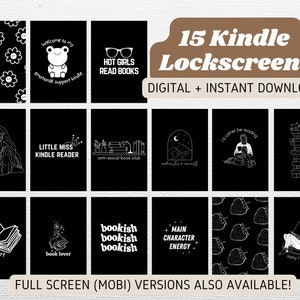 Full Screen EPUB Kindle Lock Screen Emotional Support Kindle
