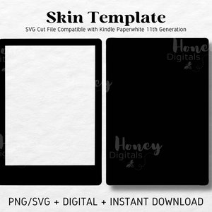 Skin Template for Kindle Paperwhite 11th Gen | SVG Cut file PNG