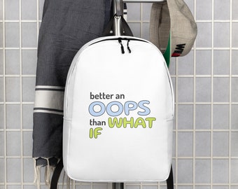 Minimalistischer Polyester-Rucksack: Laptoptasche, wasserdicht