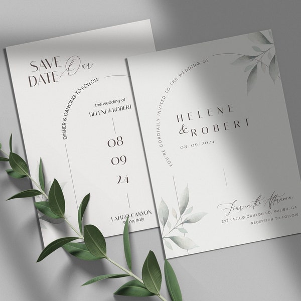 Printable Wedding Invitation - Etsy