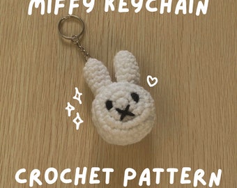 MIFFY KEYCHAIN, crochet pattern