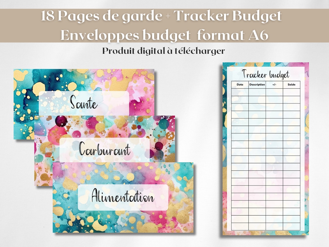 Page De Garde Enveloppe Budget