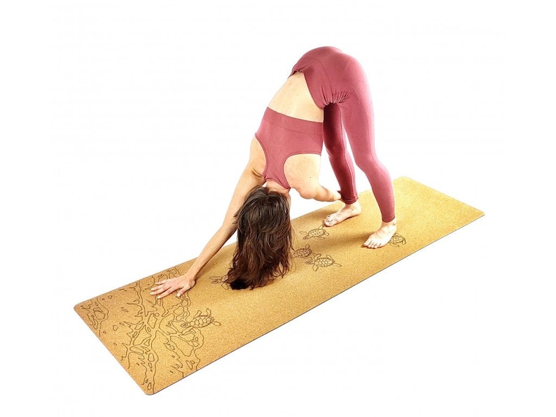 TURTLES | eco-friendly cork yoga mat | 5 mm image 3