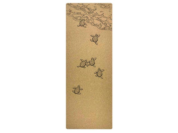 TURTLES | eco-friendly cork yoga mat | 5 mm