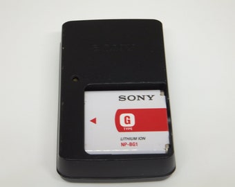 Sony BC-CSG Charger and NP-BG1 Battery
