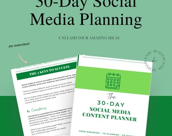 30-Day Social Media Planner