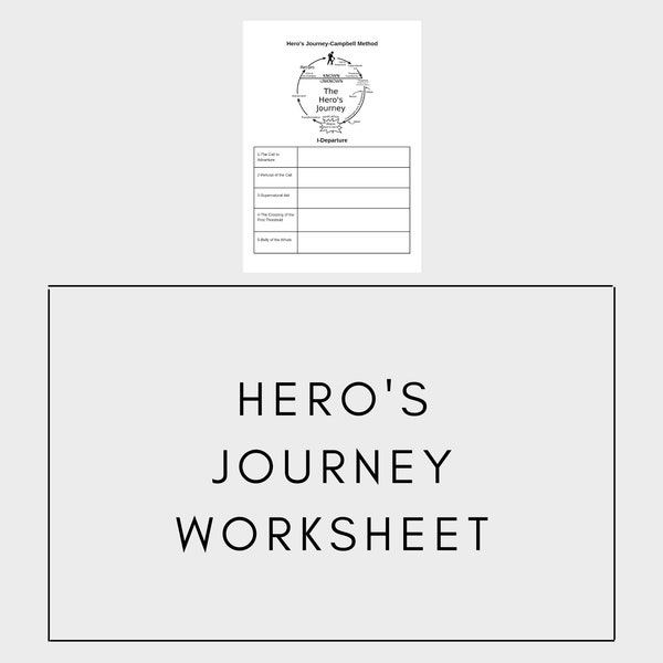 Unleashing the Hero Within: A Screenplay Worksheet for Crafting the Hero's Journey