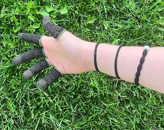 DigitSock: Reusable Silver Finger Sleeves - Antimicrobial, Screen Friendly - Made in USA