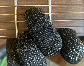 DigitSock - Silver fingers.  5/pkg. Naturally Antimicrobial, Washable, Screen-friendly, Compression, Style, Unique Protection, Comfort.