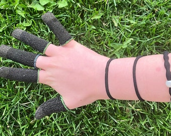 DigitSock Finger Guard: Antimicrobial Silver Finger Cover, Screen Friendly - Made in USA