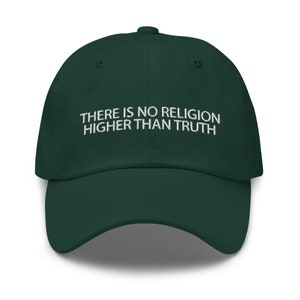 There Is No Religion Higher Than Truth Dad Hat | Theosophical Society Philosophy Hat Baseball Cap - Multiple Colors