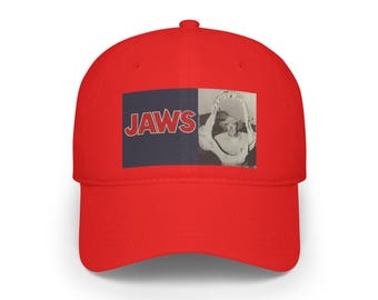 Low-Profile-Baseballmütze, Jaws 50. Geburtstag, Strand-Bum-Hut, Film-Fan-Geschenk, Haifisch-Woche Cap, Ozean-Liebhaber-Cap