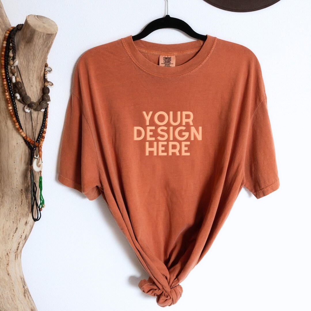 Yam Comfort Colors C1717 Mockup Yam Mockup Comfort Colors Etsy