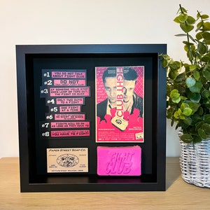 Quadro con cornice in stile Fight Club