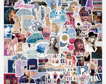 Taylor Swift Eras Tour Stickers x5