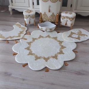 Set da bagno personalizzati fatti a mano, set di accessori eleganti, prodotti per la decorazione della casa, design che produce energia per le donne, cesti regalo