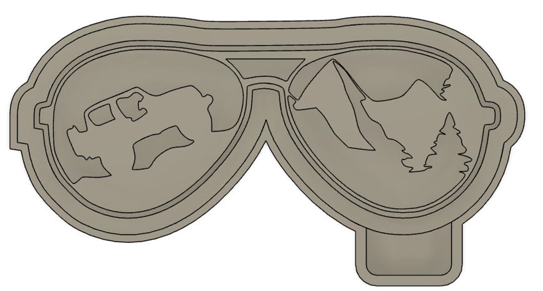 Sunglasses Mold Stl File Etsy