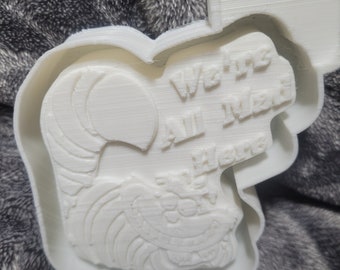 We're all mad here  Silicone Mold