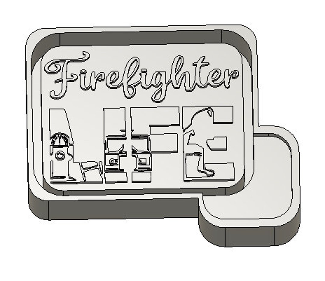 Firefighter Life Stl File - Etsy