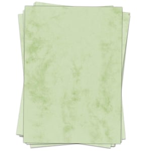 50 Blatt Motivpapier Briefpapier Marmor grün beidseitig bedrucktes Papier