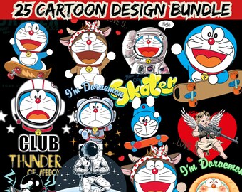 25 Cartoon  Png | Archivos Png | Cartoon Mega Svg | Cartoon Tshirt Bundle | Silhouette Cut Files | Designs Bundle | Cartoon Svg Files