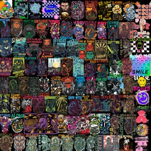 1100+ Anime Streetwear T-Shirt Designs | PNG SVG Bundle (Commercial Use) image 5