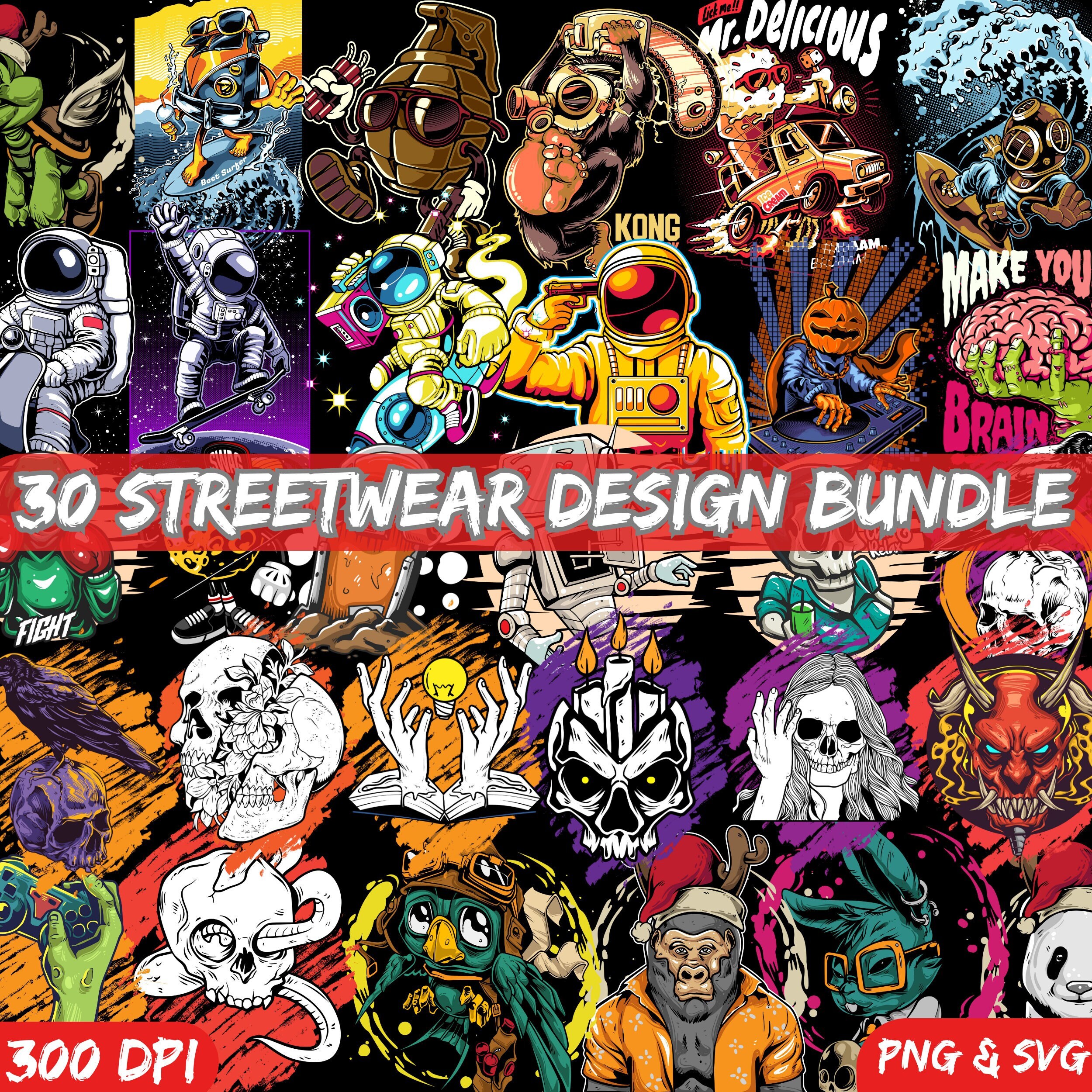 Popular Graphics Svg Pop Culture SVG Design Bundle | Streetwear T-shirt Graphics - Etsy