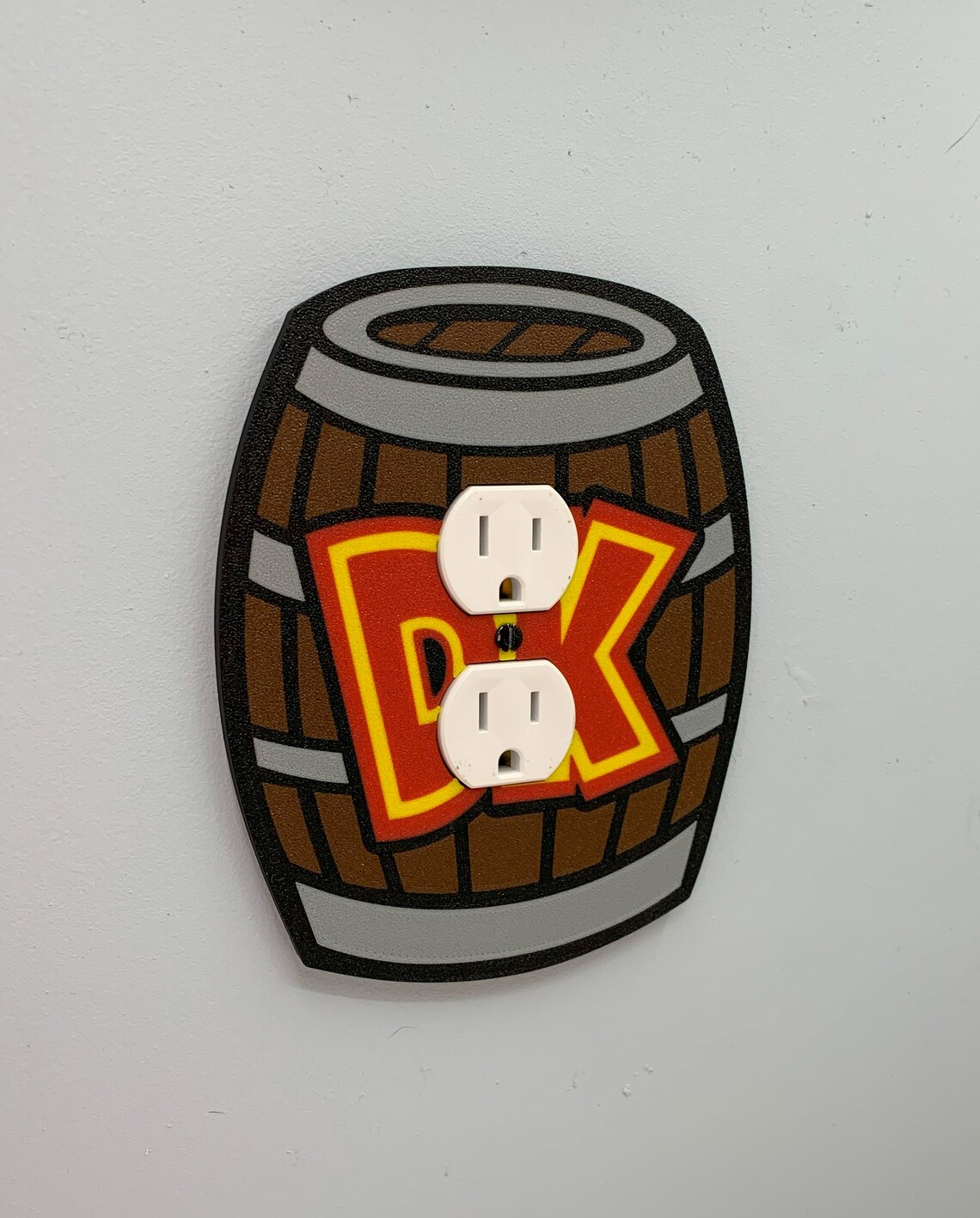 Donkey Kong Cover | Super Mario Room Wall Plate - Nintendo Video Game ...