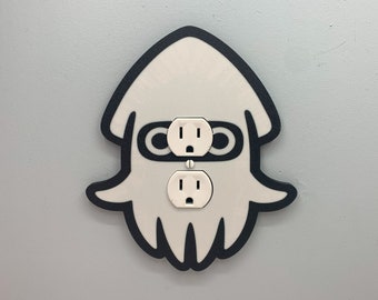Couvercle de sortie BLOOPER | DDFT | Interrupteur à bascule - Plaque murale pour chambre Super Mario - Décoration de jeu vidéo nintendo, idée pour chambre d'enfants, cadeau pour salle de jeux