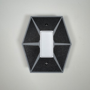 Star Wars inspired TIE FIGHTER Outlet Light Switch Rocker GFCI cover for Star Wars room-game room-man cave-birthday gift decor