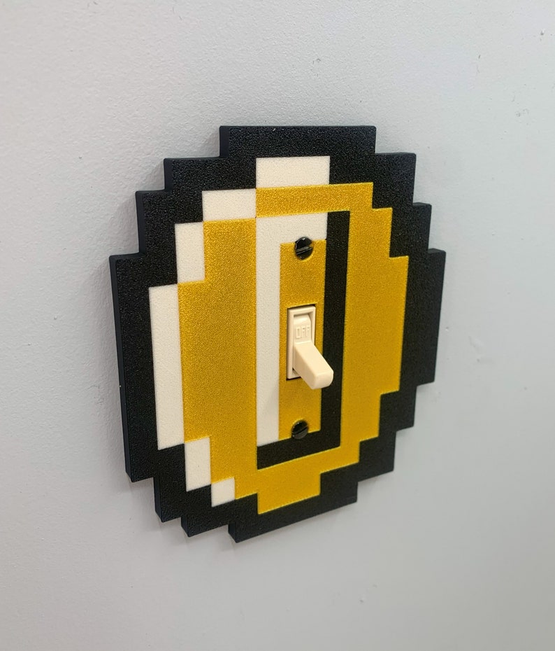 COIN Mario Bros. Light Switch Cover Plate Nintendo Video Game Decor - Etsy