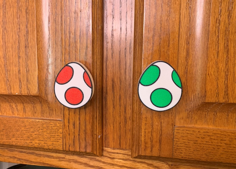 NEW OPTIONS MARIO themed Drawer Knobs/Handles for Nurseries, Kid's Rooms, Cabinets, and Dressers Screws and washers Included image 6