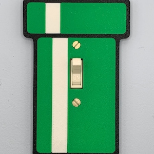 WAR PIPE Mario Bros. Light Switch Cover Plate-Rocker Nintendo video game decor Toggle | Rocker