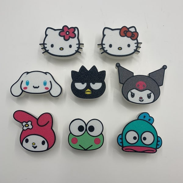 HELLO KITTY themed Drawer Knobs/Handles for Nurseries, Kid's Rooms, Cabinets, and Dressers! Screws and washers Included!