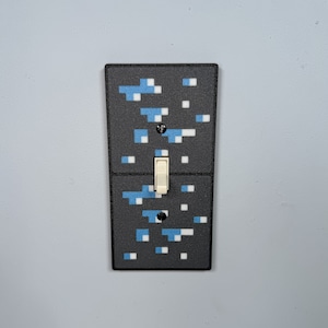 Mining Light Switch Covers | Mining Ore | Diamond Video Game Kids Room Sign Mine Sign Stocking Stuffer