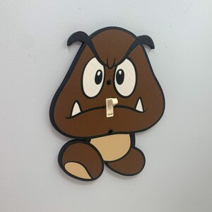 GOOMBA Light Switch Cover | Super Mario Room Wall Plate - Nintendo ...