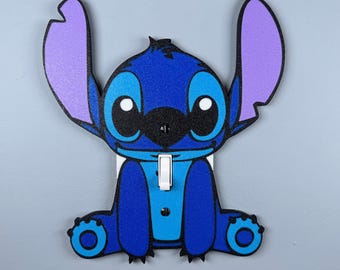 Stitch Light Switch | Toggle Cover Plate | Room Decor | Fun Wall Art