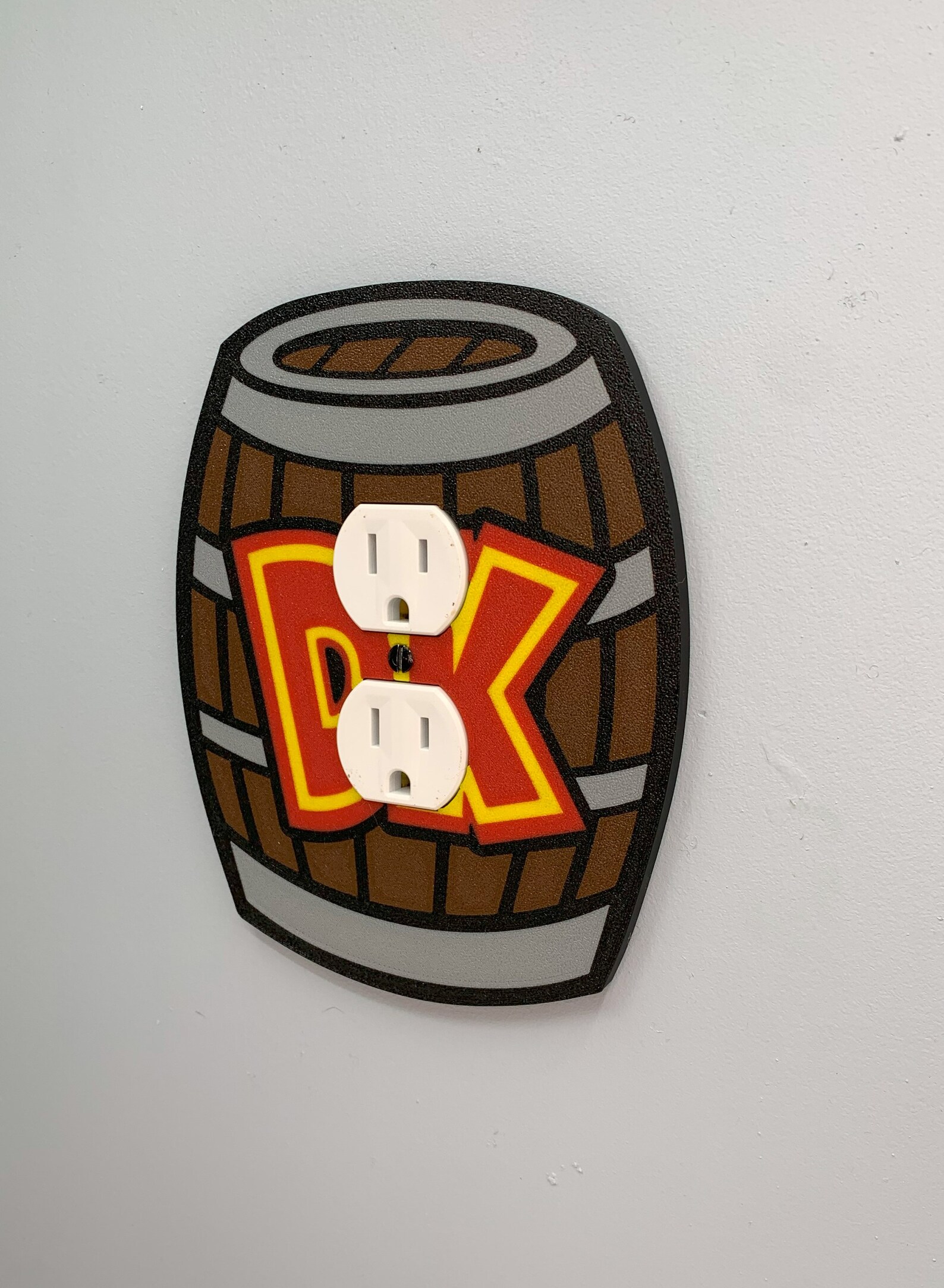 Donkey Kong Cover Super Mario Room Wall Plate Nintendo - Etsy