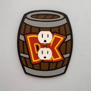 Donkey Kong Cover | Super Mario Room Wall Plate - Nintendo Video Game ...