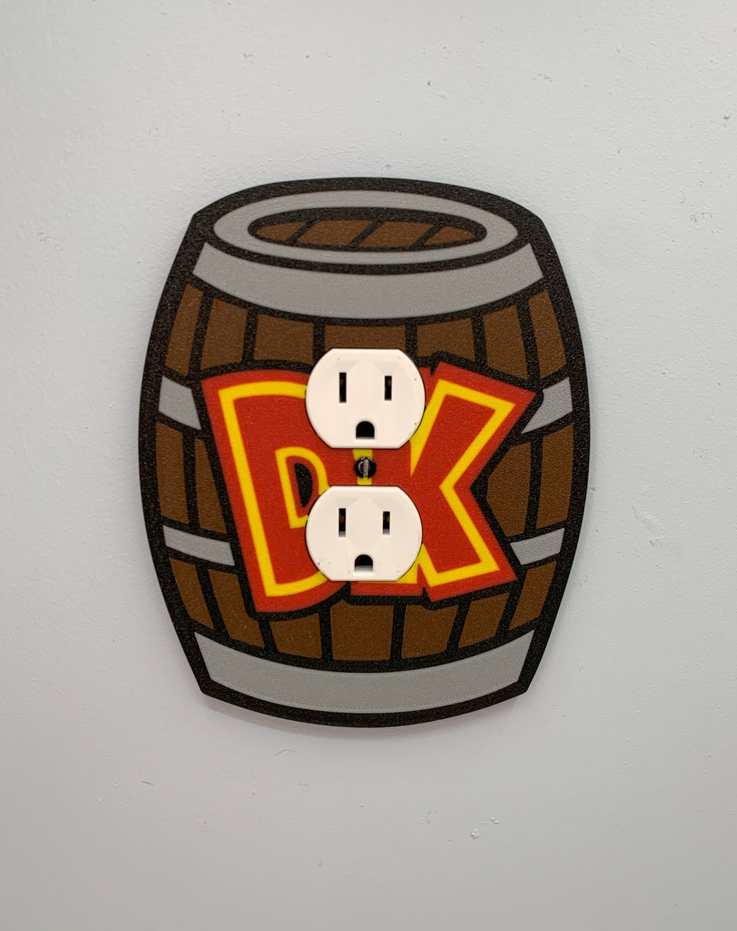 Donkey Kong Cover | Super Mario Room Wall Plate - Nintendo Video Game ...