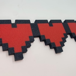 Legend of Zelda Hearts video game logo sign | wall art | (game room, video game, decor, gaming, gift, stocking stuffer, nintendo)