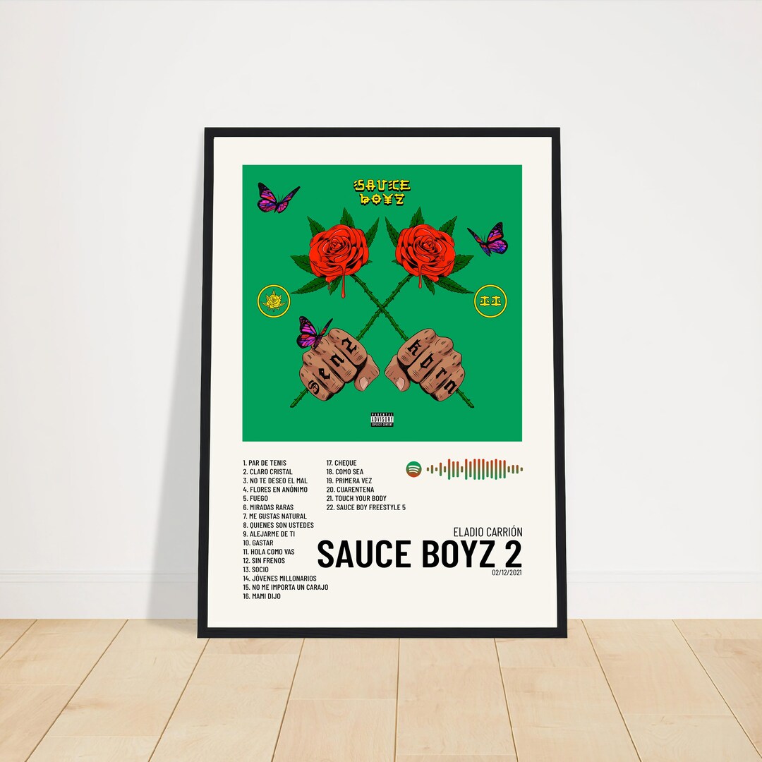 Eladio Carrion / Sauce Boyz 2 / Imprimible Digital Portada De Etsy