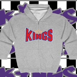 Kings Zip Hooded Sweatshirt | Sacramento Basketball pullover  | Beam Team shirt | Kings jumper | Basketball hooded | Sacramento Proud top